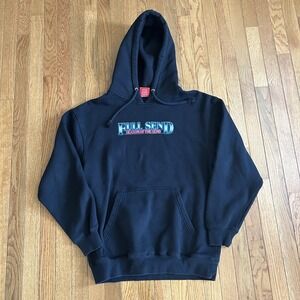 Full Send Nelk Boys Hoodie Mens Large Season Of The Send Halloween Black